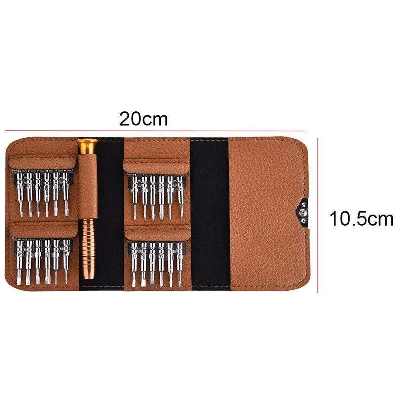Schraubendreher-Set, 25-in-1, elektronischer Torx-Schraubendreher, Öffnungs-Reparatur-Werkzeug-Set für iPhone, Kamera, Uhr, Tablet-PC
