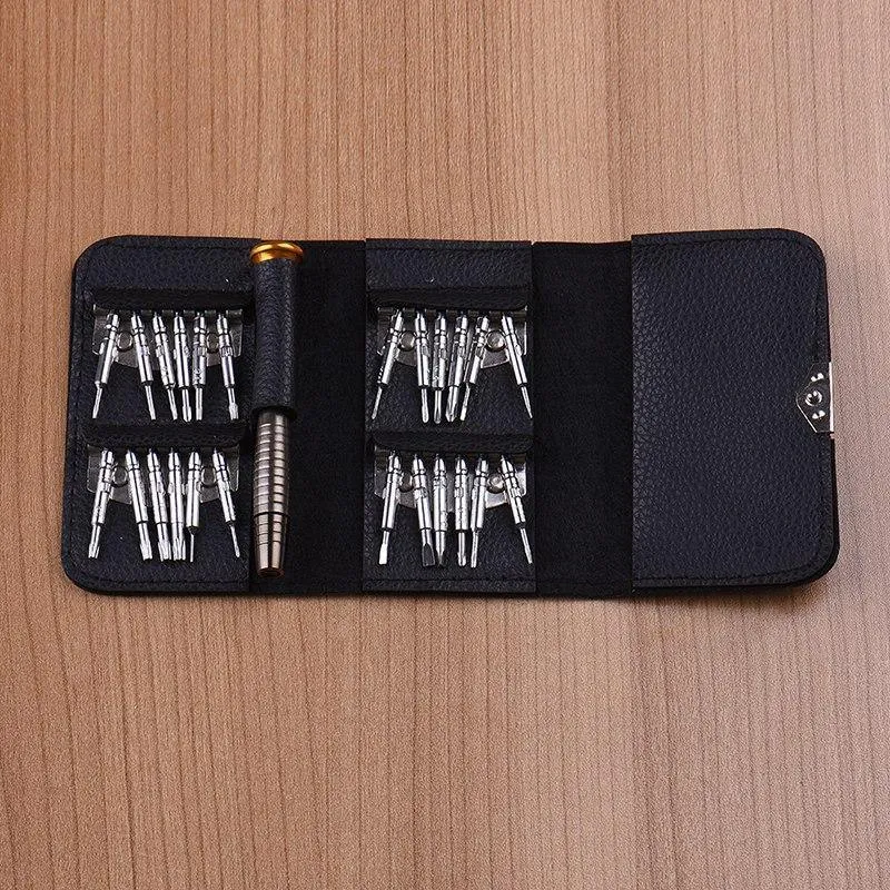 Schraubendreher-Set, 25-in-1, elektronischer Torx-Schraubendreher, Öffnungs-Reparatur-Werkzeug-Set für iPhone, Kamera, Uhr, Tablet-PC
