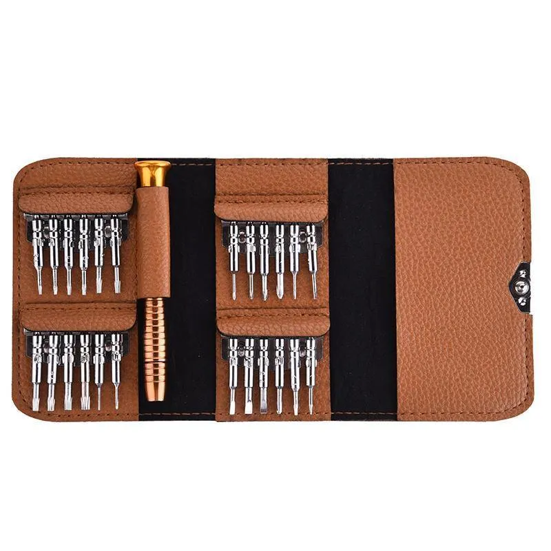 Schraubendreher-Set, 25-in-1, elektronischer Torx-Schraubendreher, Öffnungs-Reparatur-Werkzeug-Set für iPhone, Kamera, Uhr, Tablet-PC