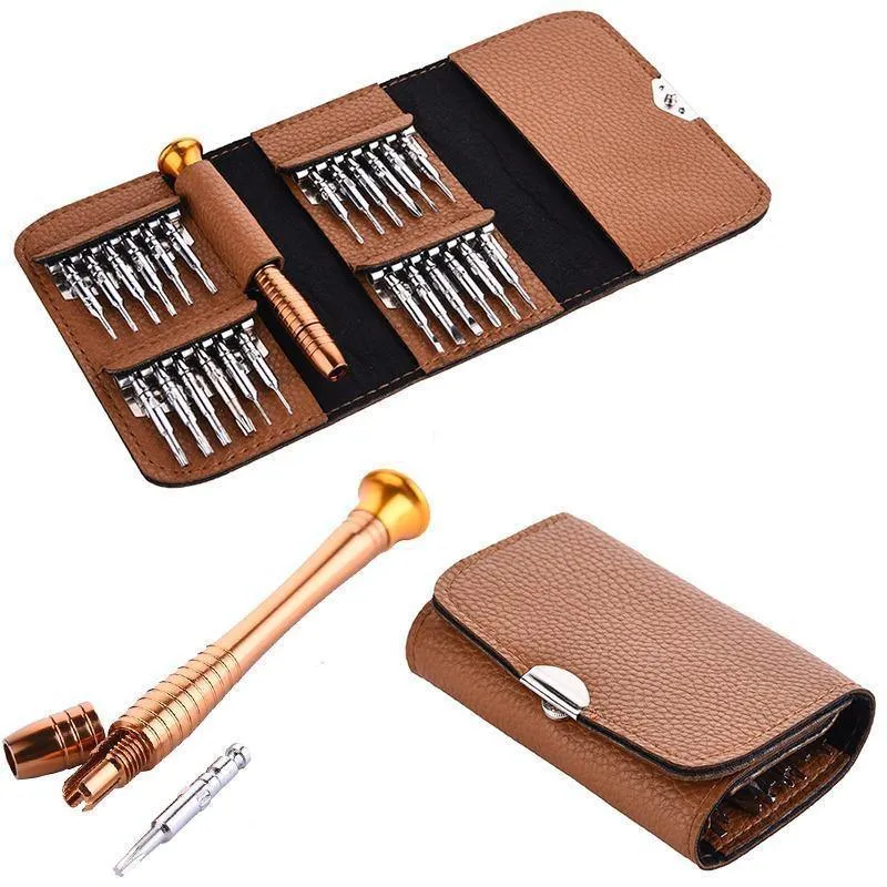Schraubendreher-Set, 25-in-1, elektronischer Torx-Schraubendreher, Öffnungs-Reparatur-Werkzeug-Set für iPhone, Kamera, Uhr, Tablet-PC