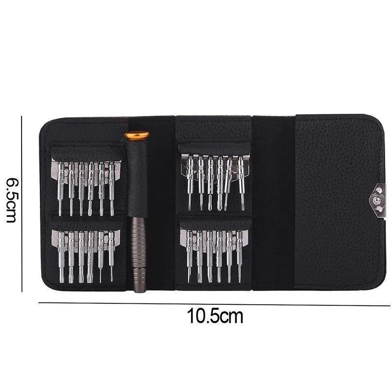 Schraubendreher-Set, 25-in-1, elektronischer Torx-Schraubendreher, Öffnungs-Reparatur-Werkzeug-Set für iPhone, Kamera, Uhr, Tablet-PC