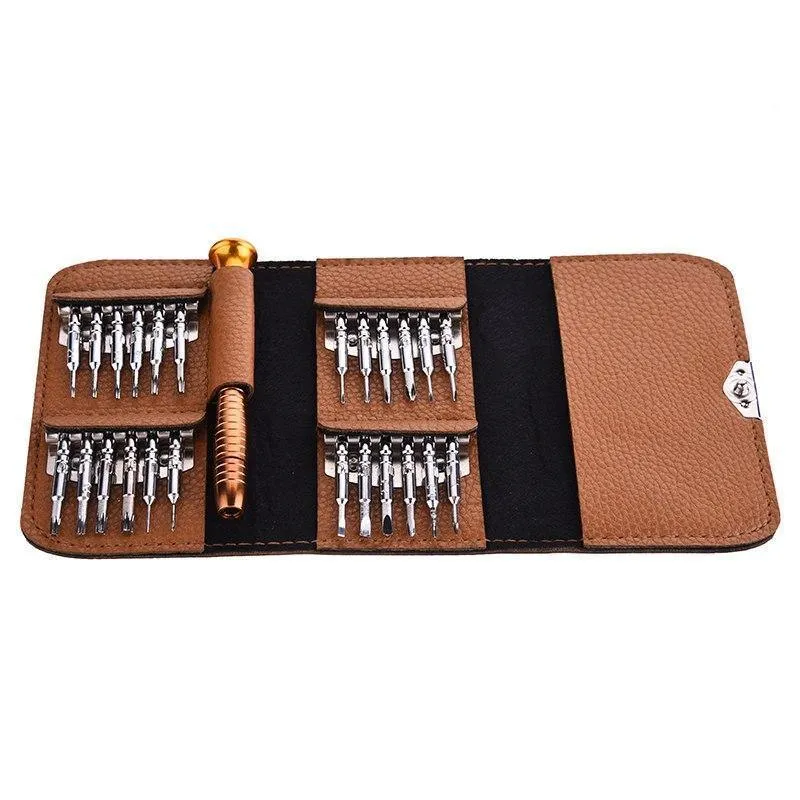 Schraubendreher-Set, 25-in-1, elektronischer Torx-Schraubendreher, Öffnungs-Reparatur-Werkzeug-Set für iPhone, Kamera, Uhr, Tablet-PC
