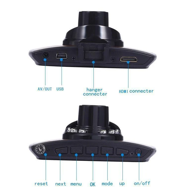 A2 Auto DVR Kamera G30 Full HD 1080P 140 Grad Dashcam Video Registrars für Autos Nachtsicht G-Sensor Dash Cam WDR