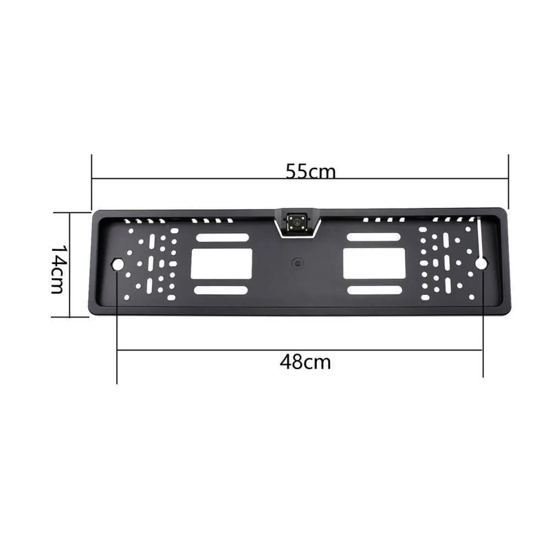 Auto-Rückfahrkamera, wasserdicht, EU-Nummernschildrahmen, Parktronic Reverse, 4 LED-Nachtsicht-Rückfahrkamera