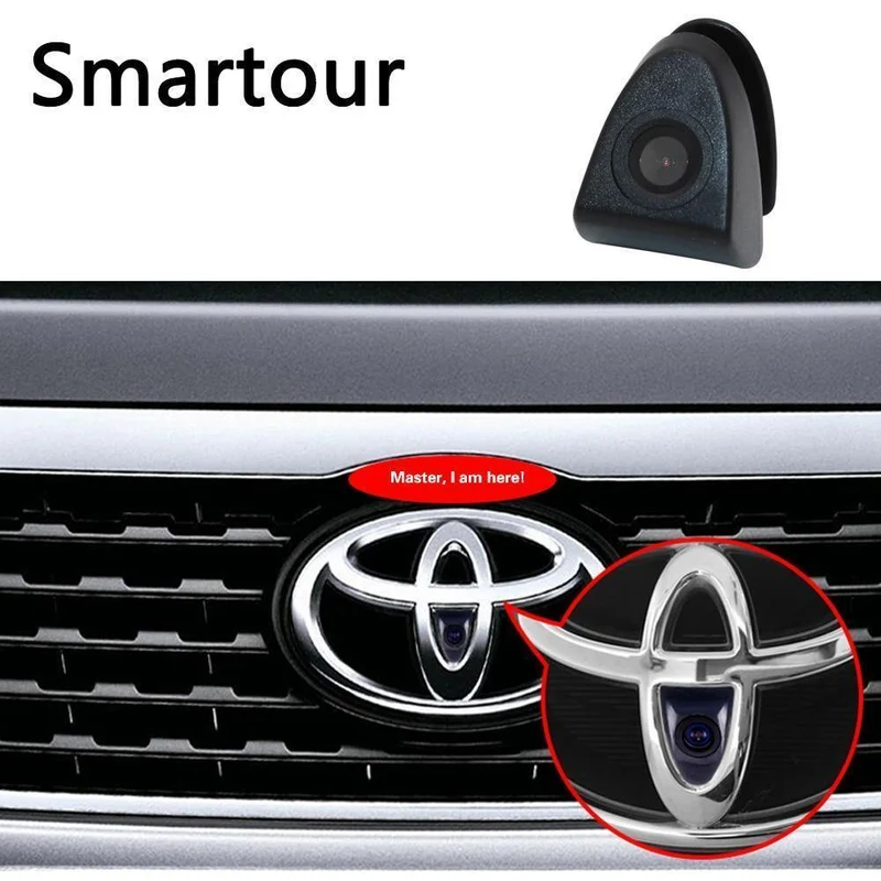 Auto-Frontansicht-Schild, CCD-Rückfahrkamera für Toyota Prado Highlander Land Camry, installiert im Auto-Logo