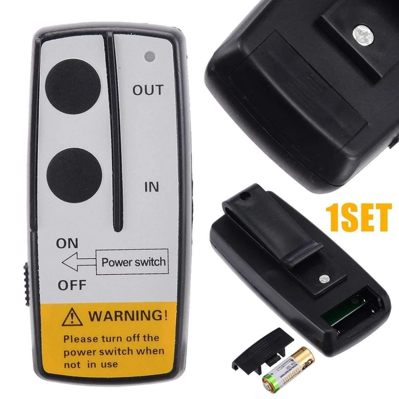 12V Funkfernbedienung 2 Remote Kit für Truck Jeep ATV Winde + Schlüsselanhänger Schlüsselbund Fernbedienung Auto Elektronik