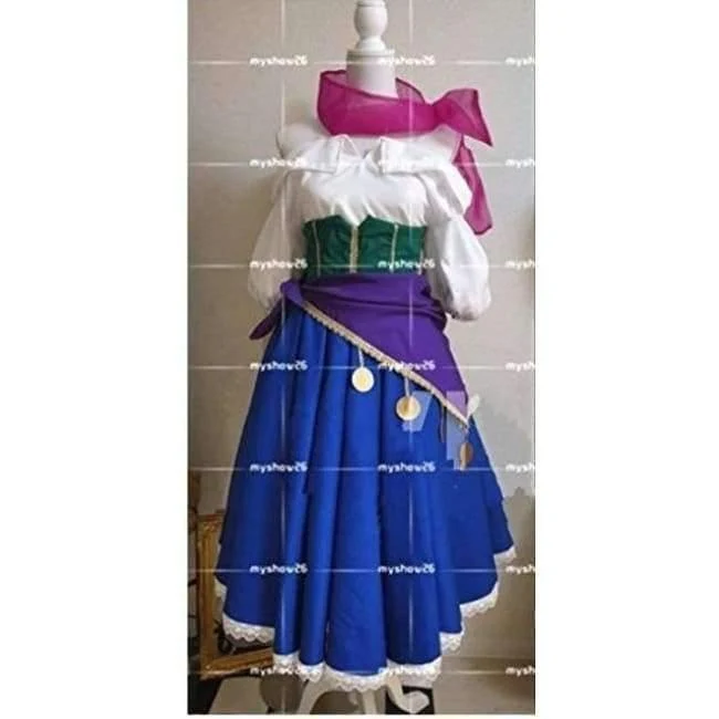 Glöckner von Notre Dame Esmeralda Kleid Cosplay Erwachsene Halloween-Kostüme