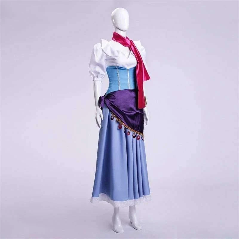 Glöckner von Notre Dame Esmeralda Kleid Cosplay Erwachsene Halloween-Kostüme