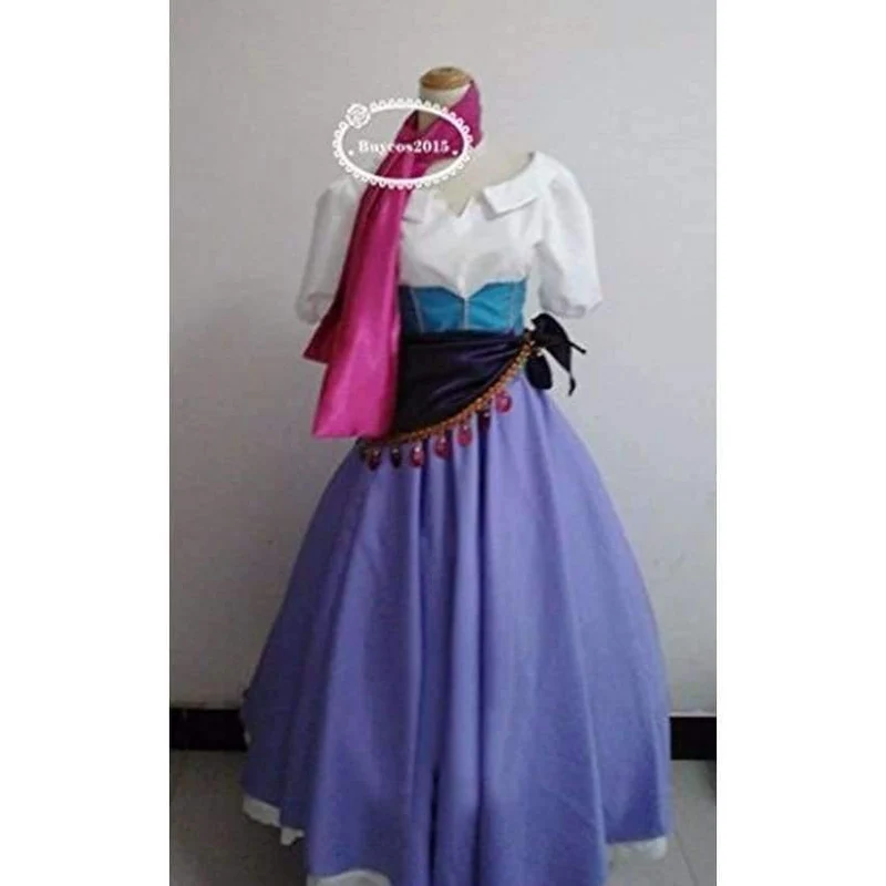 Glöckner von Notre Dame Esmeralda Kleid Cosplay Erwachsene Halloween-Kostüme
