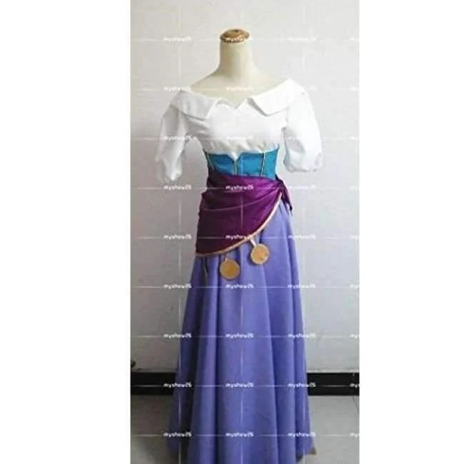 Glöckner von Notre Dame Esmeralda Kleid Cosplay Erwachsene Halloween-Kostüme