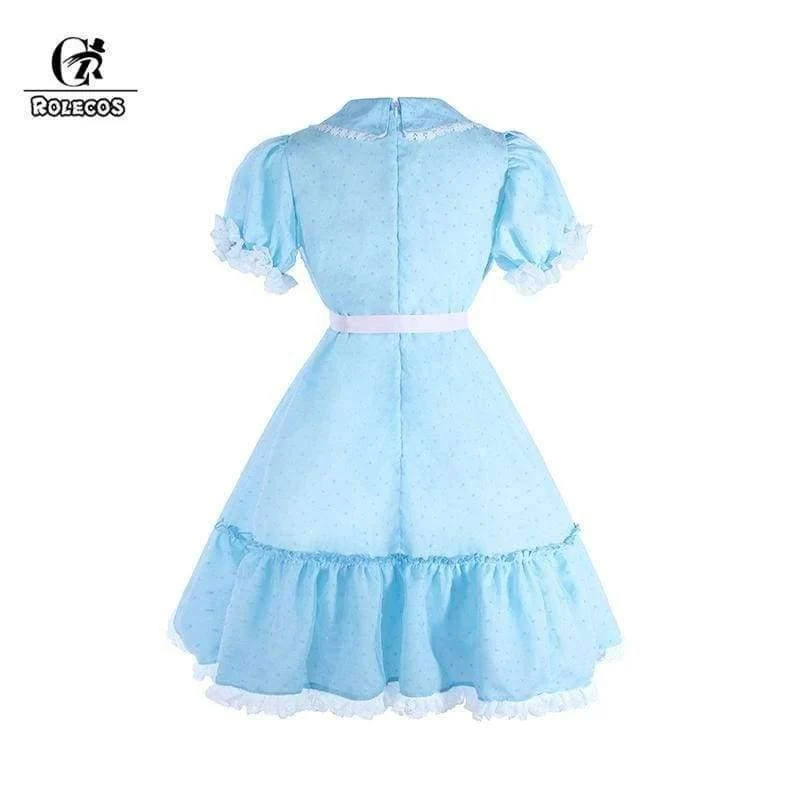 Frauen Halloween Kostüm Die Glänzenden Zwillinge Cosplay Sweet Lolita Kleid Horrorfilm Cosplay Mädchen Party Kleidung