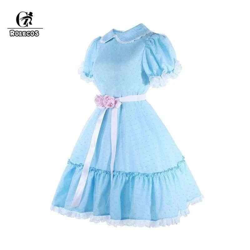 Frauen Halloween Kostüm Die Glänzenden Zwillinge Cosplay Sweet Lolita Kleid Horrorfilm Cosplay Mädchen Party Kleidung
