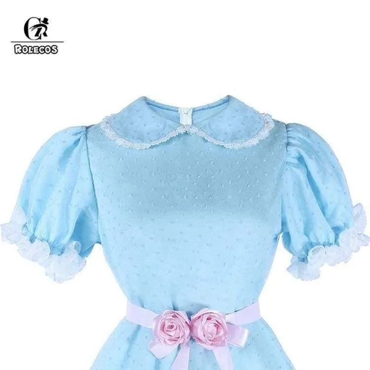 Frauen Halloween Kostüm Die Glänzenden Zwillinge Cosplay Sweet Lolita Kleid Horrorfilm Cosplay Mädchen Party Kleidung
