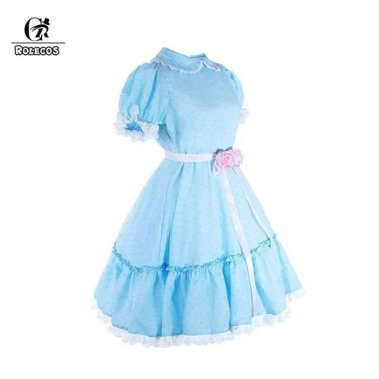 Frauen Halloween Kostüm Die Glänzenden Zwillinge Cosplay Sweet Lolita Kleid Horrorfilm Cosplay Mädchen Party Kleidung