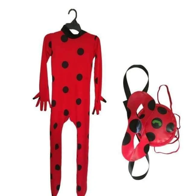 Fantasia Spandex Marienkäfer Miraculous Kostüme Kinder Erwachsene Cosplay Partei Tasche Mädchen Kinder Dame Bug Zentai Anzug Halloween Kostüm