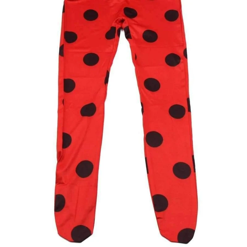 Marienkäfer Kinder Kostüme Mädchen Frauen Kinder Mädchen Miraculous Ladybug Girl Halloween Kostüm mit Brille und Taschen
