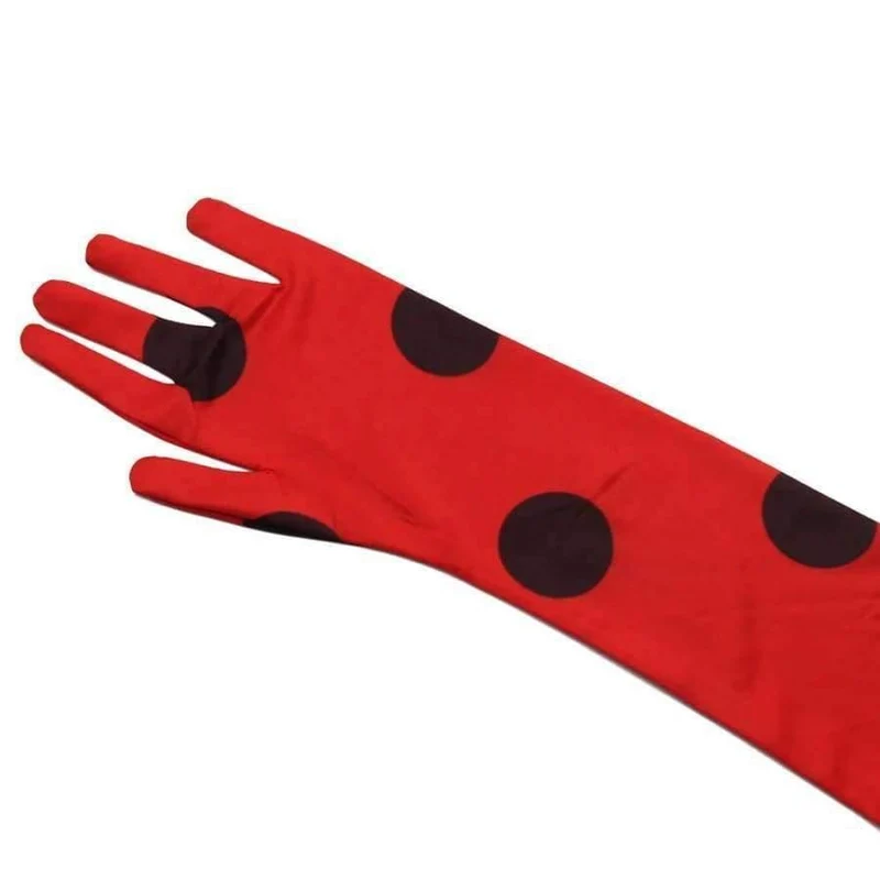 Marienkäfer Kinder Kostüme Mädchen Frauen Kinder Mädchen Miraculous Ladybug Girl Halloween Kostüm mit Brille und Taschen