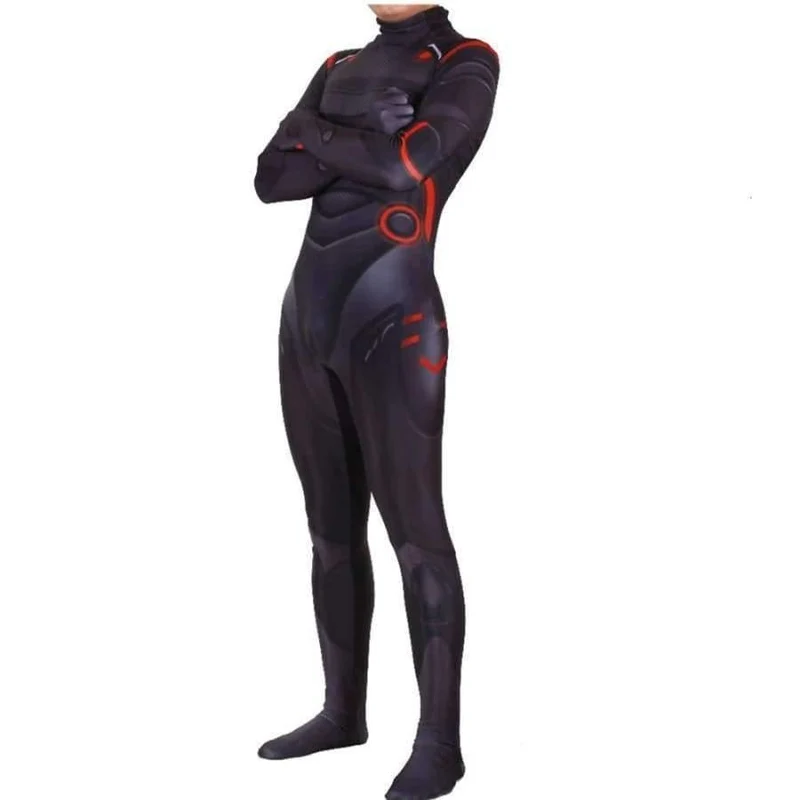 Erwachsene Kinder Spiel Cosplay Kostüm Omega Oblivion Link Zentai Bodysuit Anzug Overalls Led Maske Halloween