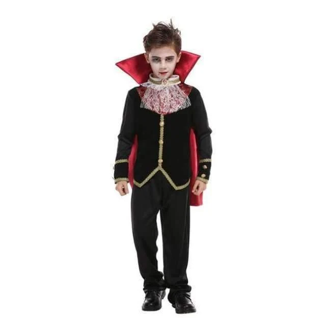 Karneval Party Halloween Kinder Kinder Graf Dracula Gothic Vampir Kostüm Fantasie Prinz Vampir Cosplay für Jungen Jungen