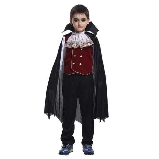 Karneval Party Halloween Kinder Kinder Graf Dracula Gothic Vampir Kostüm Fantasie Prinz Vampir Cosplay für Jungen Jungen