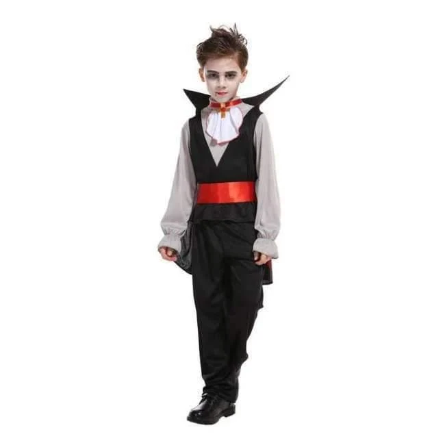 Karneval Party Halloween Kinder Kinder Graf Dracula Gothic Vampir Kostüm Fantasie Prinz Vampir Cosplay für Jungen Jungen