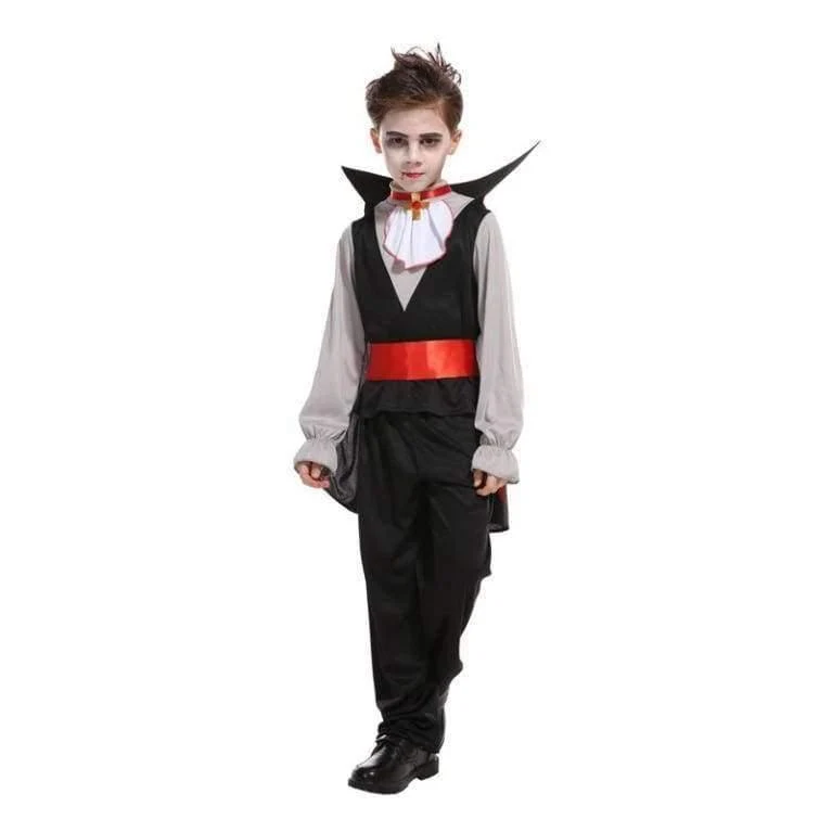 Karneval Party Halloween Kinder Kinder Graf Dracula Gothic Vampir Kostüm Fantasie Prinz Vampir Cosplay für Jungen Jungen
