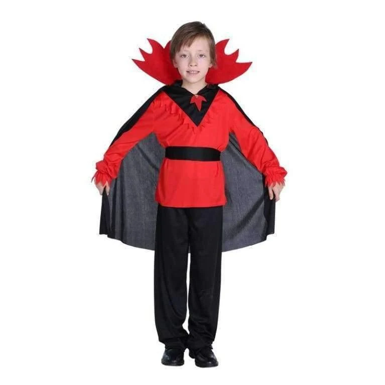 Karneval Party Halloween Kinder Kinder Graf Dracula Gothic Vampir Kostüm Fantasie Prinz Vampir Cosplay für Jungen Jungen