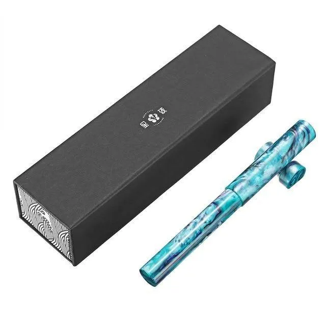 Füllfederhalter für den Beruf, Acrylharz, feine Feder, mit Box, für Weihnachtsgeschenk, Hochzeit, Unterzeichnung, Bürobedarf