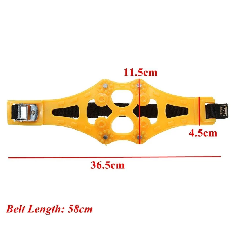 4PCS Autoreifen Winterfahrbahn-Sicherheitsreifen Schnee Einstellbare Anti-Rutsch-Sicherheit Doppel-Schnell-Rutsch-Rad TPU-Ketten Schneeketten