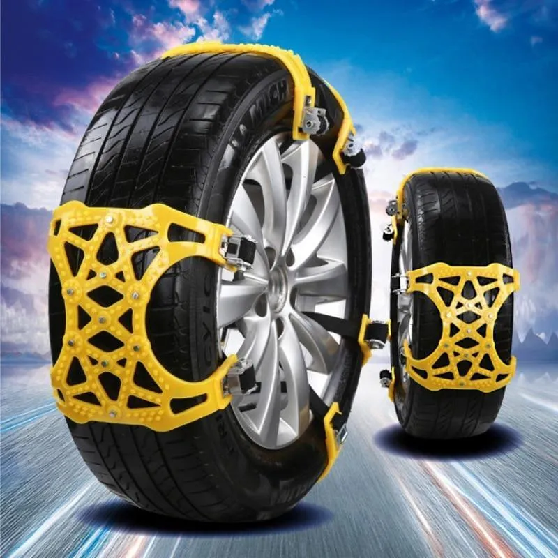 Schneeketten Universal Car Suit Reifen Winter Roadway Safety Reifenketten Snow Climbing Mud Ground Anti Slip Emergency Strap