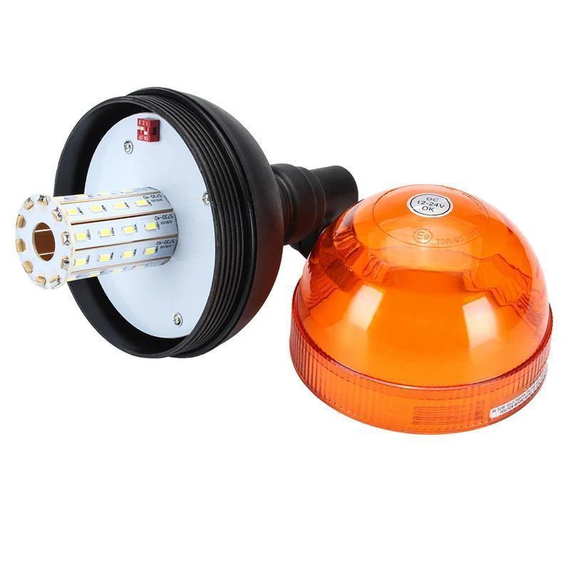 LED blinkt rotierend gelb leuchtendes flexibles Traktorwarnlicht 12V-24V Verkehrssicherheit