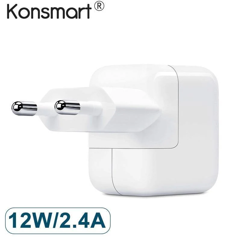 Original 12W Tragbares USB-Netzteil-Ladegerät für iPad iPhone x 8 7 6s 2.4A Schnelles Telefonladegerät für Xiaomi Huawei P20