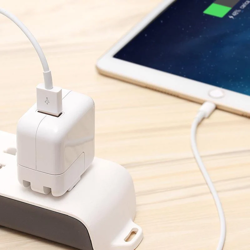 Original 12W Tragbares USB-Netzteil-Ladegerät für iPad iPhone x 8 7 6s 2.4A Schnelles Telefonladegerät für Xiaomi Huawei P20