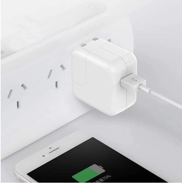Original 12W Tragbares USB-Netzteil-Ladegerät für iPad iPhone x 8 7 6s 2.4A Schnelles Telefonladegerät für Xiaomi Huawei P20