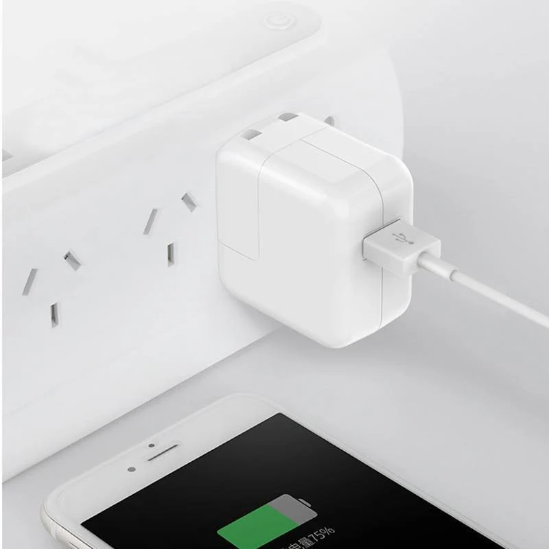 Original 12W Tragbares USB-Netzteil-Ladegerät für iPad iPhone x 8 7 6s 2.4A Schnelles Telefonladegerät für Xiaomi Huawei P20