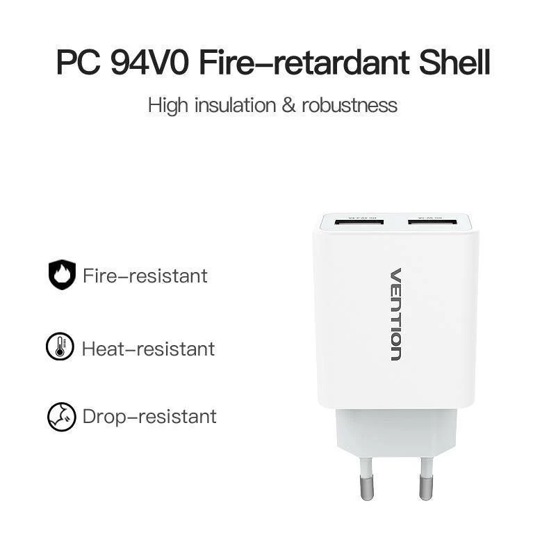 Handy Ladegerät 5V 1A 2.4A Dual USB Ladegerät Tragbares Reiseladegerät Adapter EU Stecker Für Samsung Xiaomi 8