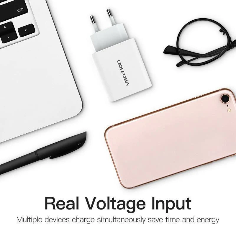 Handy Ladegerät 5V 1A 2.4A Dual USB Ladegerät Tragbares Reiseladegerät Adapter EU Stecker Für Samsung Xiaomi 8