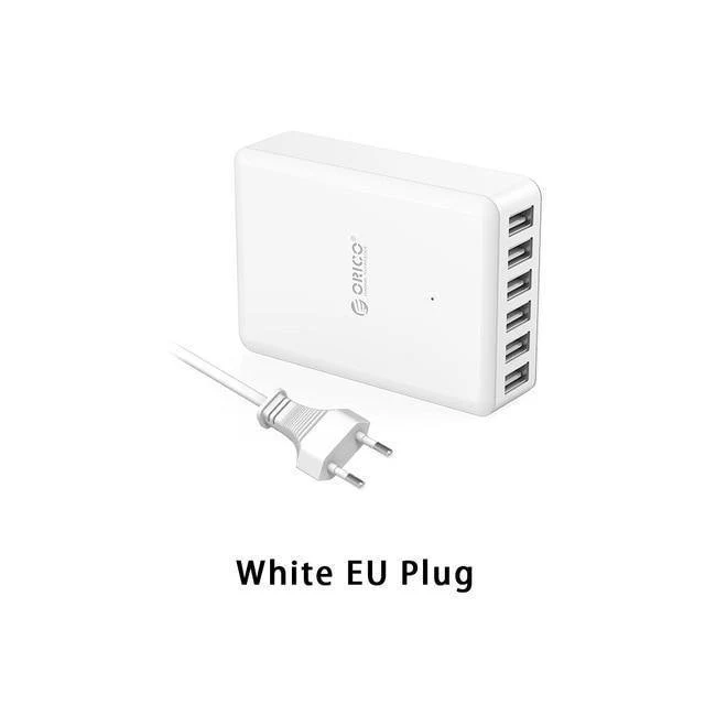 Universal USB Ladegerät 6 Ports Smart Ladegerät 5V2.4A Max Ausgang 50W/10A Handy Desktop Ladegerät für iPhone Nexus Xiaomi