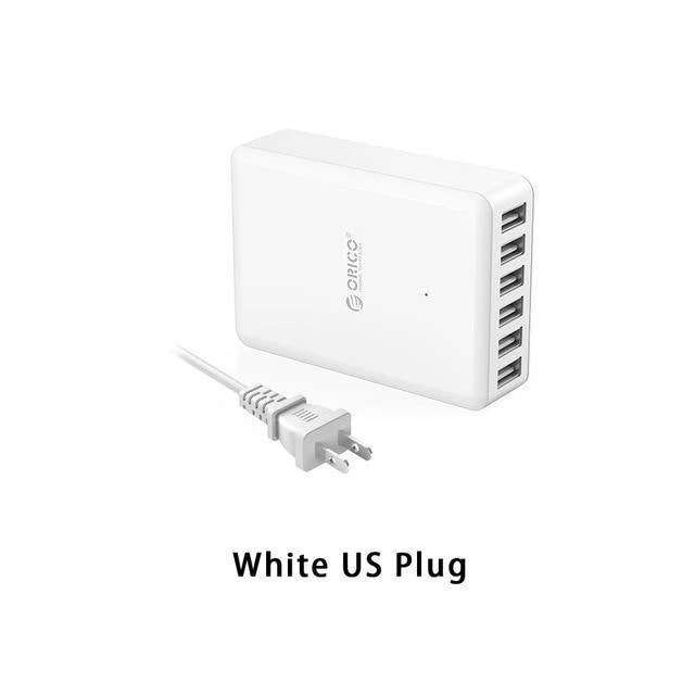 Universal USB Ladegerät 6 Ports Smart Ladegerät 5V2.4A Max Ausgang 50W/10A Handy Desktop Ladegerät für iPhone Nexus Xiaomi