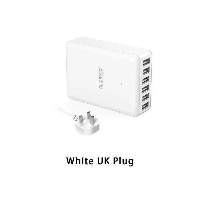 Universal USB Ladegerät 6 Ports Smart Ladegerät 5V2.4A Max Ausgang 50W/10A Handy Desktop Ladegerät für iPhone Nexus Xiaomi