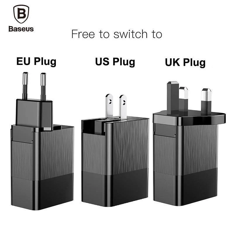 3 Port USB Ladegerät 3 in 1 Triple EU US UK Stecker 2.4 A Reise Wand Ladegerät Adapter Handy Ladegerät für iPhone X Samsung