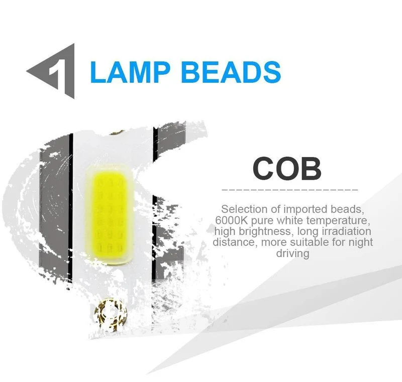 Auto Scheinwerfer Birne LED H7 H4 H11 H1 H8 H9 9005 9006 HB2 HB3 HB4 12V 55W 6000K Turbo Led Lampe Lichter Auto Scheinwerfer Kit