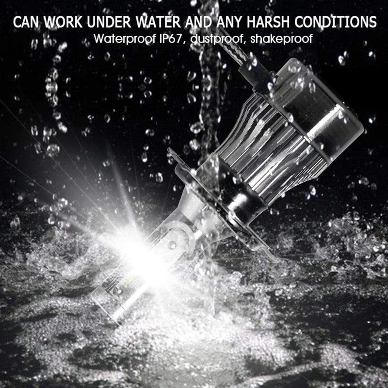 Super helle COB LED H4 H7 H11 H1 9005 Auto Scheinwerfer Lampen 72W 12000Lm/set 6500K 4300K ​​9006 881 Nebel Lampe Auto Lichter