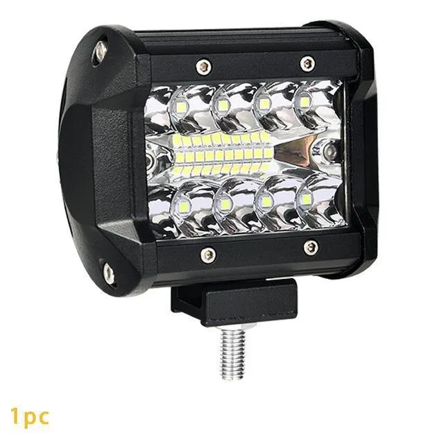 4-Zoll-LED-Leiste LED-Arbeitslichtleiste für das Fahren von Offroad-Booten PKW-Sattelzugmaschinen 4x4 SUV ATV 12V 24V-bewertetes 60W Tatsächliches 15W