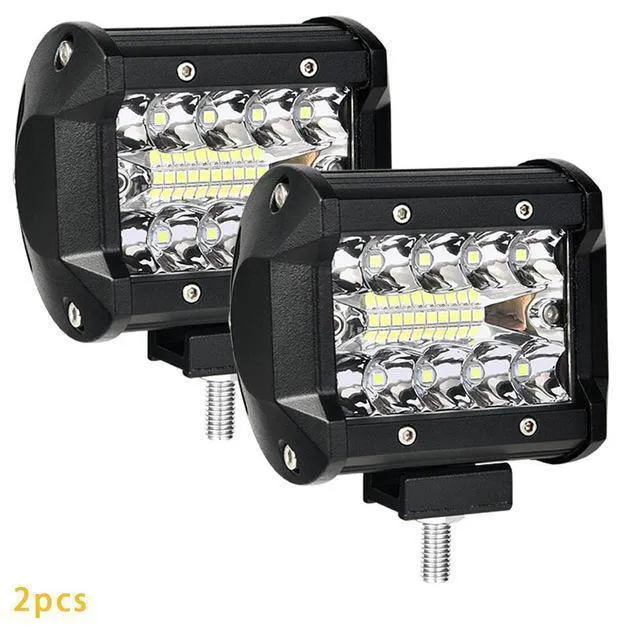 4-Zoll-LED-Leiste LED-Arbeitslichtleiste für das Fahren von Offroad-Booten PKW-Sattelzugmaschinen 4x4 SUV ATV 12V 24V-bewertetes 60W Tatsächliches 15W