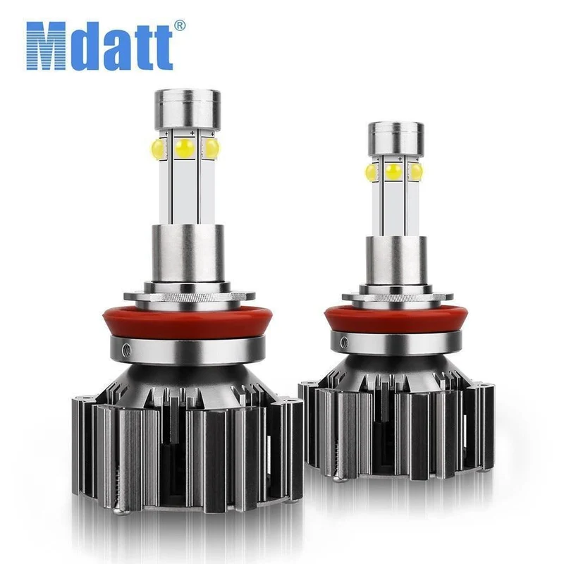 6 Seitenlicht, superhell, schnell abkühlend, Auto-Scheinwerferlampe, 6000 K, H7, H11, Auto-LED-Licht, 100 W, 12000 lm, Auto-Licht, 12 V, Nebelscheinwerfer