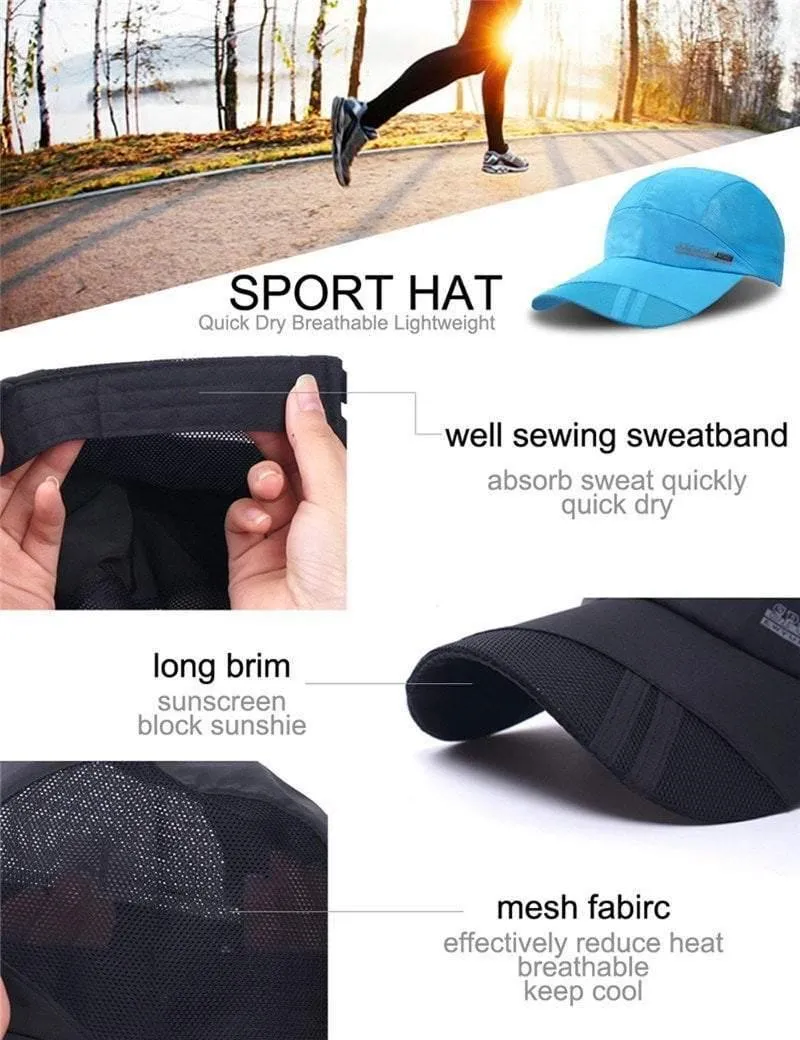 Sportmütze, leichte, atmungsaktive, weiche Outdoor-Laufmütze, wasserdichte Kopfbedeckung