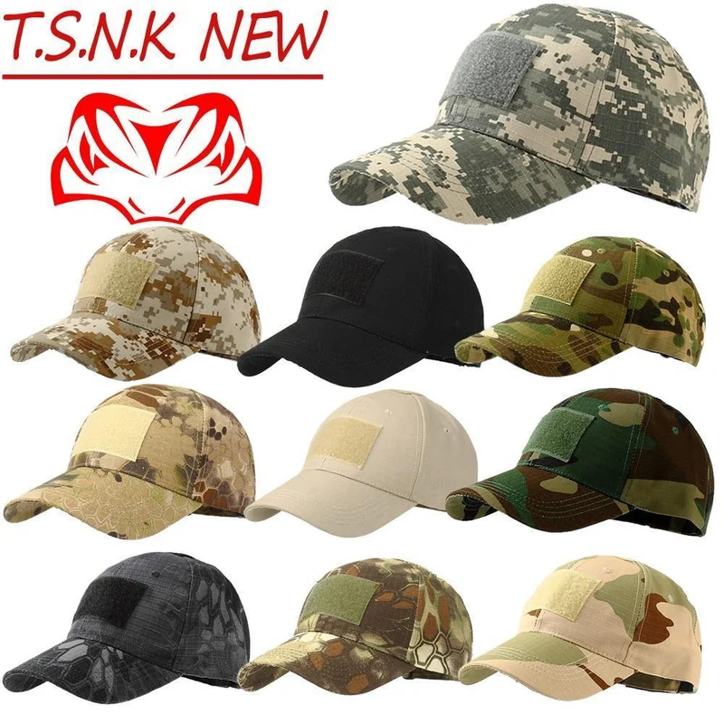 Taktische Baseballmützen Militär-Enthusiasten Hüte Baumwolle Herren Markenmütze Snapback