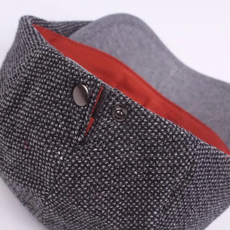 Männer Dunkelgrau Frauen Weiche Baskenmütze Schiebermütze Fahrer Retro Vintage Weiche Casual Baker Newsboy Caps