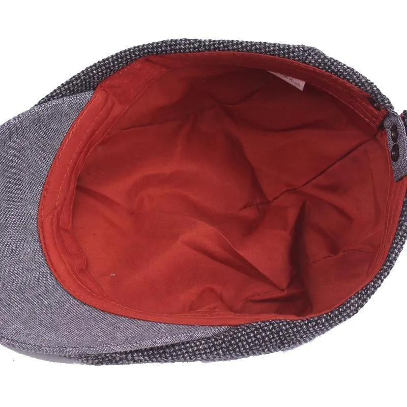 Männer Dunkelgrau Frauen Weiche Baskenmütze Schiebermütze Fahrer Retro Vintage Weiche Casual Baker Newsboy Caps